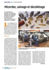 Micordec dans le magasine Machines Production hors série sur le Luxe